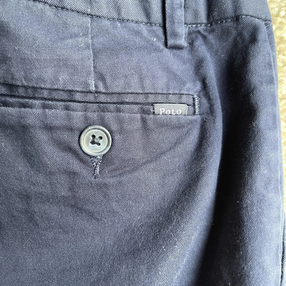 Polo Ralph Lauren Chino Pants Kids 8 Blue Twill Pockets Casual School Fall